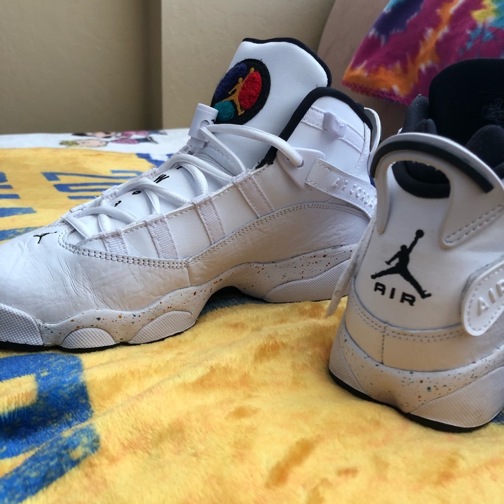 BRAND NEW JORDAN 6 RINGS paint splatter